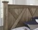 Artisan & Post by Vaughan-Bassett Cool Rustic Stone Gray California King Storage Panel Bed-2