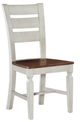 John Thomas Furniture® Vista Dining Hickory/Shell Ladder Back Side Chair-0