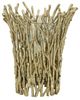 A & B Home Mabrey Gold 10" Branch Glass Candle Holder-0