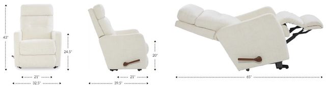 La-Z-Boy® Lennon Barley Manual Wall Recliner-4