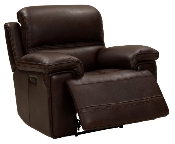 BarcaLounger® Sedrick El-Paso Walnut Leather Power Recliner-1