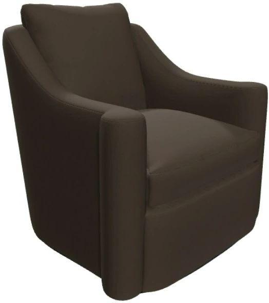 Craftmaster® Customizable CM Modern Scrolled Arm Swivel Chair-0