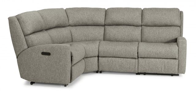Flexsteel® Catalina Left-Arm-Facing Power Recliner with Power Headrest-3