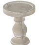 A & B Home Gray Cement Pillar Candleholder-3