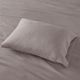 Olliix by True North by Sleep Philosophy Grey Solid King Cozy 100% Cotton Flannel Printed Sheet Set-1