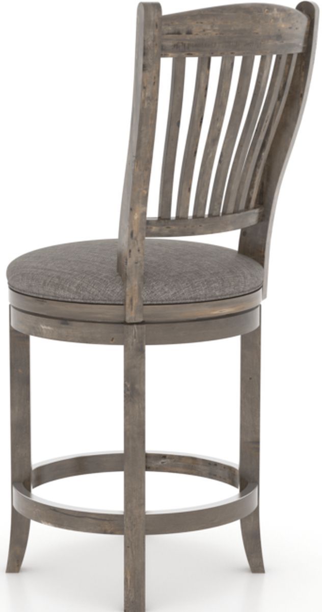 Canadel Champlain Upholstered Bar Swivel Stool-3