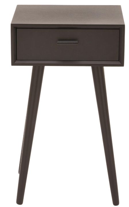 Deco Marche Black Rectangular Accent Table-0