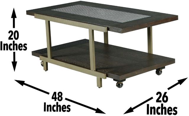 Steve Silver Co. Terrell Smoky Brown Cocktail Table-2