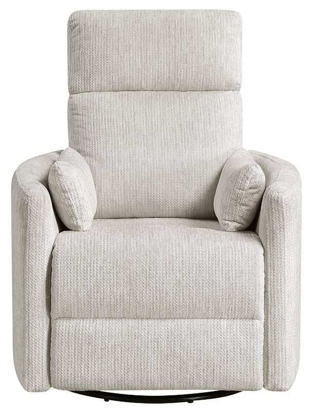 Homelegance® Tinley Beige Manual Swivel Glider Reclining Chair-2