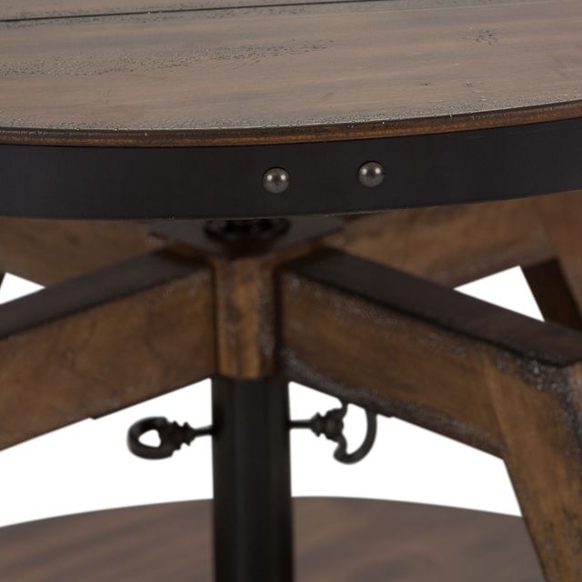 Liberty Furniture Aspen Skies Weathered Brown Motion Cocktail Table-2