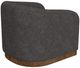 International Furniture Direct Suomi Gray Arm Chair-3