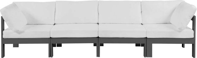 Meridian Furniture Nizuc White Outdoor Patio Modular Sofa-1