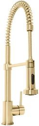 ZLINE Autograph Edition Apollo Champagne Bronze Pull Down Spring Single Handle Kitchen Faucet-1
