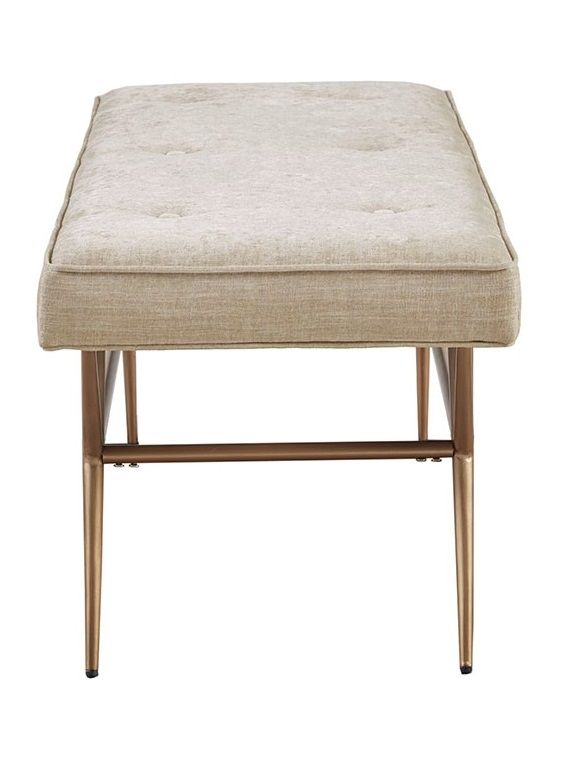Olliix by Martha Stewart Tinsley Light Tan Accent Bench-2