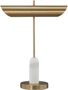 Signature Design by Ashley® Rowleigh Gold/White Desk Lamp