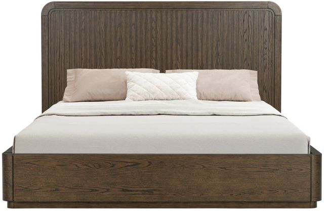 Flexsteel® Athens Chocolate Brown King Panel Bed-1