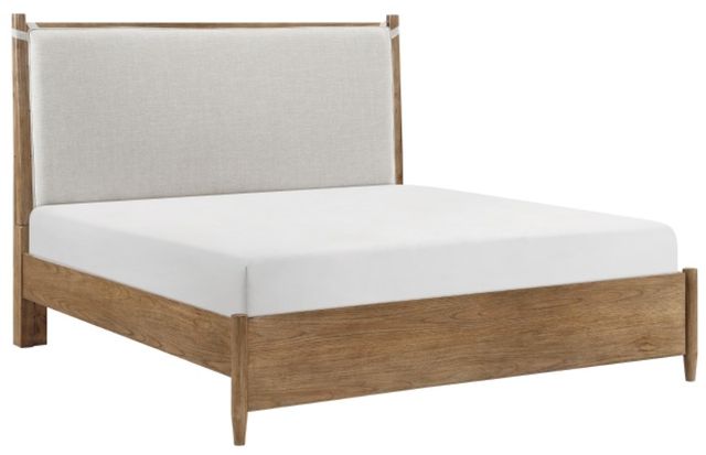 Homelegance® Sonoma Brown/Light Gray Queen Platform Bed-0