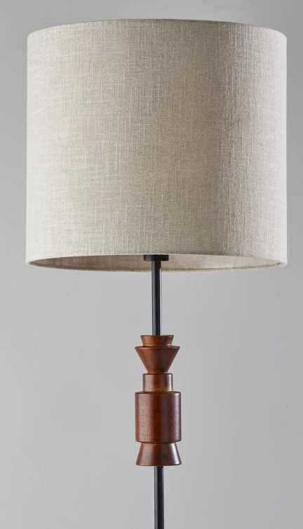 Adesso® Elton Black Floor Lamp-1