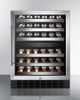 Summit® 24" Stainless Steel  Wine Cooler-2