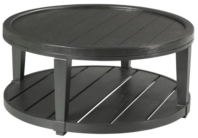 England Furniture Oliver Black Round Cocktail Table-0
