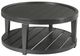 England Furniture Oliver Black Round Cocktail Table-0