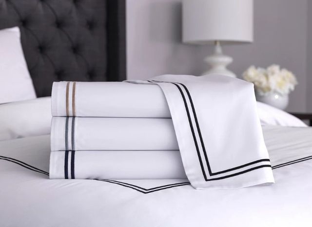 Sleeptone® Hotel Luxury 6-Piece Silver/White Long Staple Cotton Queen Sheet Set-2