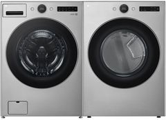 Ensemble de buanderie à chargement frontal LG® - Acier inoxydable graphite