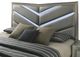 Furniture of America® Ventnor Gray Eastern King Panel Bed-1