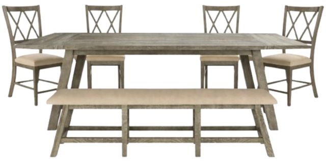 Jofran Inc.Telluride 6-Piece Driftwood Counter Dining Set-0