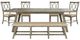 Jofran Inc.Telluride 6-Piece Driftwood Counter Dining Set-0