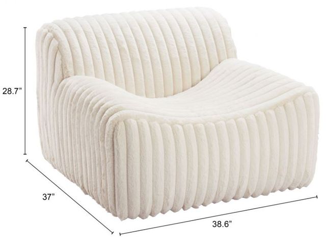 Zuo® Modern Osterbro Cream Accent Chair-1