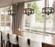 Cal® Lighting & Accessories Renton Oak Hexagon Metal/Rubber Wood Chandelier-1