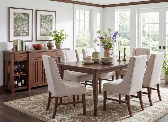 Legacy Classic Langley Fawn Upholstered Dining Side Chair-1