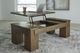 Signature Design by Ashley® Rosswain Warm Brown Lift-Top Coffee Table-5