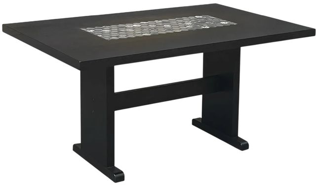 Sunny Designs™ Geovanni Umber Dining Table with Tile Top Insert-0