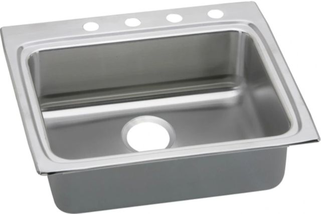 Elkay Lustertone® Classic Lustrous Satin 25" x 22" x 5" 1-Hole Single Bowl Drop-In ADA Sink-0