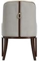 Michael Amini® Houston Mushroom Gray/Walnut Arm Chair-4