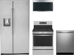 GE Profile™ 4 Piece Stainless Steel Kitchen Package