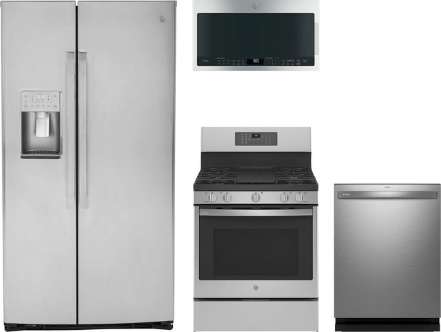 GE Profile™ 4 Piece Stainless Steel Kitchen Package