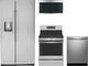 GE Profile™ 4 Piece Stainless Steel Gas Kitchen Package-0