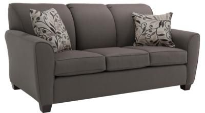 Decor-Rest® Furniture LTD 2404 Force Charcoal Double Sofa Bed-0