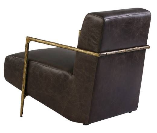 YHD Baya Dark Brown Accent Chair-2
