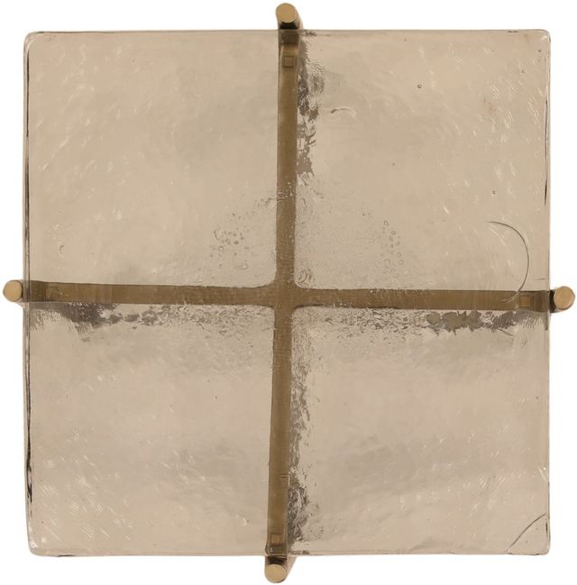 Dovetail Furniture Colston Antique Brass Side Table-1