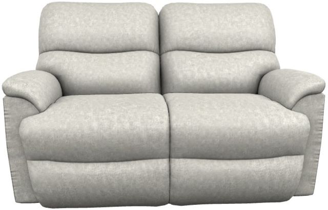 La-Z-Boy® Trouper Dove Power Reclining Loveseat with Headrest and Lumbar-1