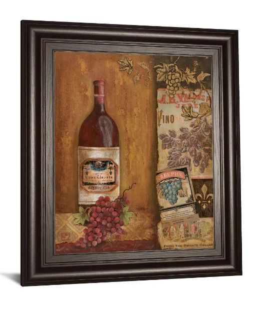 Classy Art Vintage Red by Tava Studio Wall Art-1