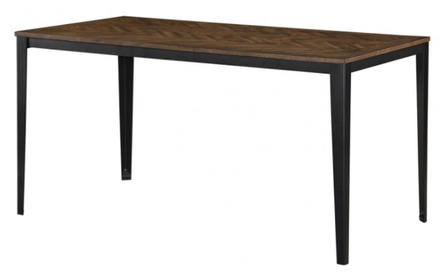 Winners Only® Maxwell Suede 72" Tall Table with Black Metal Base-0