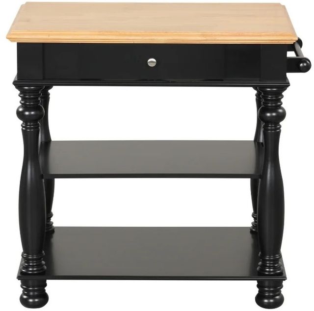 Bernards Avondale Black Kitchen Island-2
