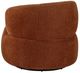 Homelegance® Ruvo Rusty Orange Swivel Chair-4