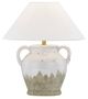 Forty West Mona Green/White Table Lamp-1