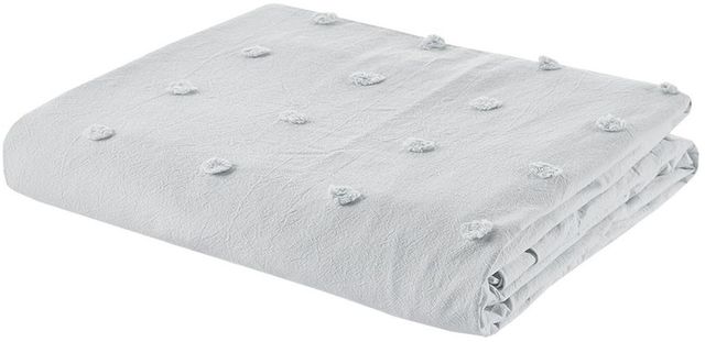 Olliix by Urban Habitat Grey King/California King Brooklyn Cotton Jacquard Duvet Cover Set-1